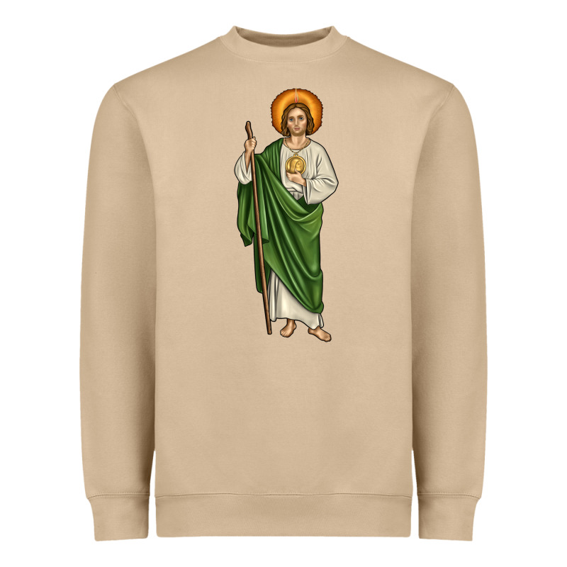 San Judas Heavyweight Sweatshirt by JahusDesignShop | Teevron