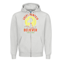 Dove Grey Peanuts, Great Pumpkin Believer Since 1966 Halloween Zipper Hoodie - maiPhamDesign