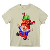 Mossy cute christmas gnome Heavy Core Tee - CowGirlArtShop