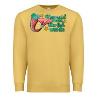 Antique Gold mermaid kisses starfish wishes Premium Sweatshirt - JahusDesignShop