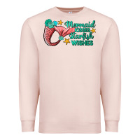 Pale Pink mermaid kisses starfish wishes Premium Sweatshirt - JahusDesignShop