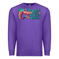 Purple mermaid kisses starfish wishes Premium Sweatshirt - JahusDesignShop