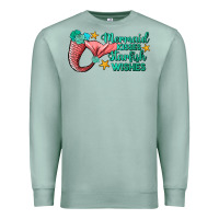 Seafoam mermaid kisses starfish wishes Premium Sweatshirt - JahusDesignShop