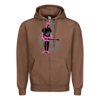 Chestnut MGK+Thing Zipper Hoodie - maiPhamDesign