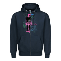 Navy MGK+Thing Zipper Hoodie - maiPhamDesign