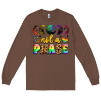 Chestnut not a phase pride moon Long Sleeve Tee - LillyAllenDesigns