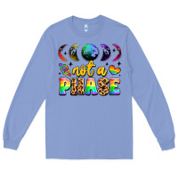 Colony Blue not a phase pride moon Long Sleeve Tee - LillyAllenDesigns