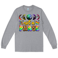 Heather Grey not a phase pride moon Long Sleeve Tee - LillyAllenDesigns