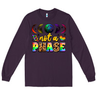 Plum not a phase pride moon Long Sleeve Tee - LillyAllenDesigns