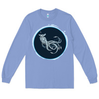 Colony Blue Sea Emperor Transparent Graphic Long Sleeve Tee - Bettercallsaul
