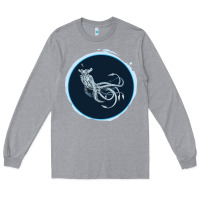Heather Grey Sea Emperor Transparent Graphic Long Sleeve Tee - Bettercallsaul