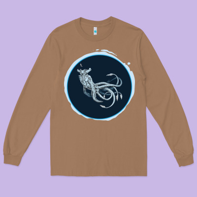 Sea Emperor Transparent Graphic Long Sleeve Tee Designed By Bettercallsaul