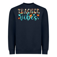 Navy teacher vibes Heavyweight Sweatshirt - JahusDesignShop