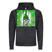 Vintage Black St. Patricks Day Gnome Vintage Hoodie - CowhideDigitalArt
