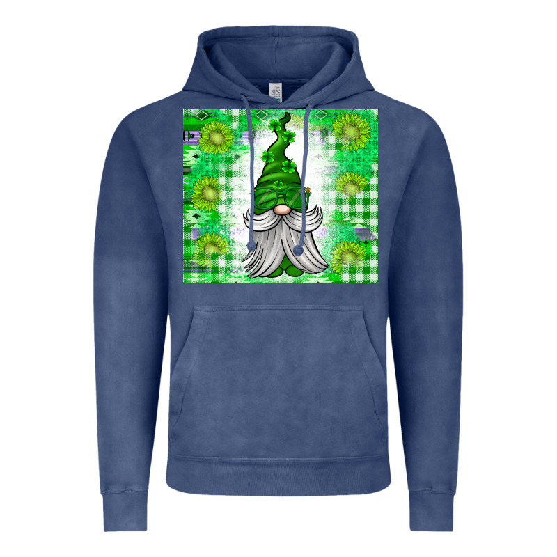 St. Patricks Day Gnome Vintage Hoodie by CowhideDigitalArt | Teevron