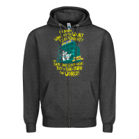 Charcoal Heather Pinky and the Brain The World Zipper Hoodie - maiPhamDesign