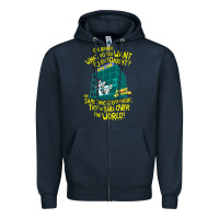 Navy Pinky and the Brain The World Zipper Hoodie - maiPhamDesign