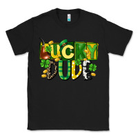 Black Lucky dude  St. Patrick's Day Classic Tee - CowGirlArtShop
