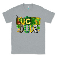 Heather Grey Lucky dude  St. Patrick's Day Classic Tee - CowGirlArtShop