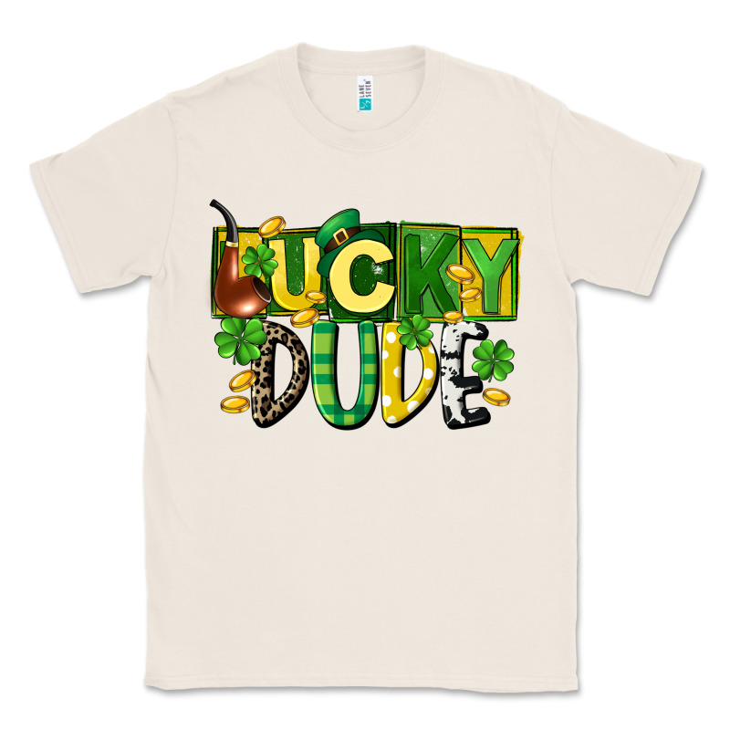 Lucky Dude  St. Patrick's Day Classic Tee by CowGirlArtShop | Teevron