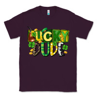 Plum Lucky dude  St. Patrick's Day Classic Tee - CowGirlArtShop