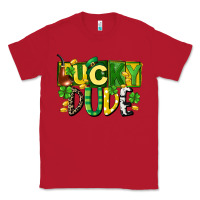 Red Lucky dude  St. Patrick's Day Classic Tee - CowGirlArtShop