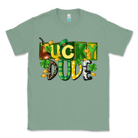 Sage Lucky dude  St. Patrick's Day Classic Tee - CowGirlArtShop