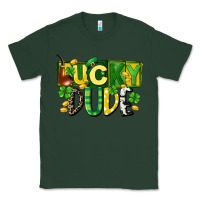 Sports Green Lucky dude  St. Patrick's Day Classic Tee - CowGirlArtShop