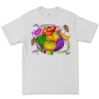 Dove Grey mardi gras lips olivia Premium Tee - OliviaCreatesArt