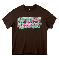 Chocolate Brown stronger than cancer cancer awareness Heavy Core Tee - CowGirlArtShop