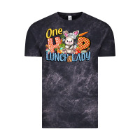Cloud Black one hip lunch lady easter day Vintage Tee - FaDigitalArtStudio
