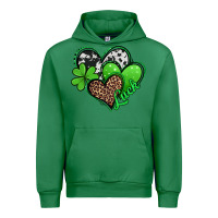 Emerald St. Patrick's Day hearts Urban Hoodie - Jasminsmagicworld