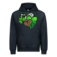 Navy St. Patrick's Day hearts Urban Hoodie - Jasminsmagicworld