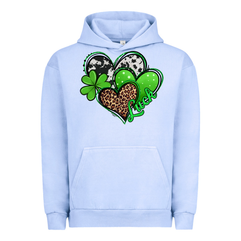 St. Patrick's Day Hearts Urban Hoodie by Jasminsmagicworld | Teevron