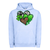 Pigment Grape Ice St. Patrick's Day hearts Urban Hoodie - Jasminsmagicworld