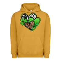 Pigment Peanut Butter St. Patrick's Day hearts Urban Hoodie - Jasminsmagicworld