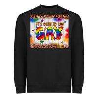 Black it's okay to say gay tumbler Heavyweight Sweatshirt - JahusDesignShop