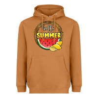 Meerkat hello summer watermelon Heavyweight Hoodie - JahusDesignShop