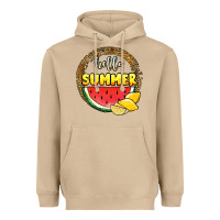Mushroom hello summer watermelon Heavyweight Hoodie - JahusDesignShop