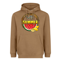 Toasted Coconut hello summer watermelon Heavyweight Hoodie - JahusDesignShop