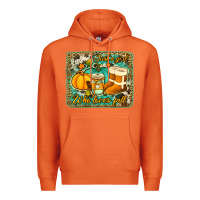 Carrot just a girl who loves fall background Premium Hoodie - Jasminsmagicworld