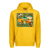 Lemon just a girl who loves fall background Premium Hoodie - Jasminsmagicworld