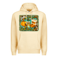 Pina Colada just a girl who loves fall background Premium Hoodie - Jasminsmagicworld