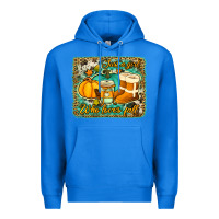 True Royal just a girl who loves fall background Premium Hoodie - Jasminsmagicworld