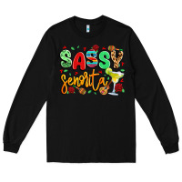 Black sassy senorita Long Sleeve Tee - LillyAllenDesigns
