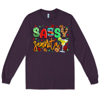 Plum sassy senorita Long Sleeve Tee - LillyAllenDesigns
