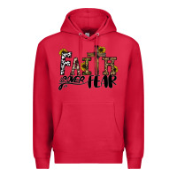 Cardinal faith over fear Premium Hoodie - CowhideDigitalArt
