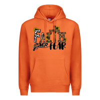 Carrot faith over fear Premium Hoodie - CowhideDigitalArt