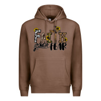 Chestnut faith over fear Premium Hoodie - CowhideDigitalArt
