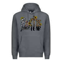 Rock faith over fear Premium Hoodie - CowhideDigitalArt